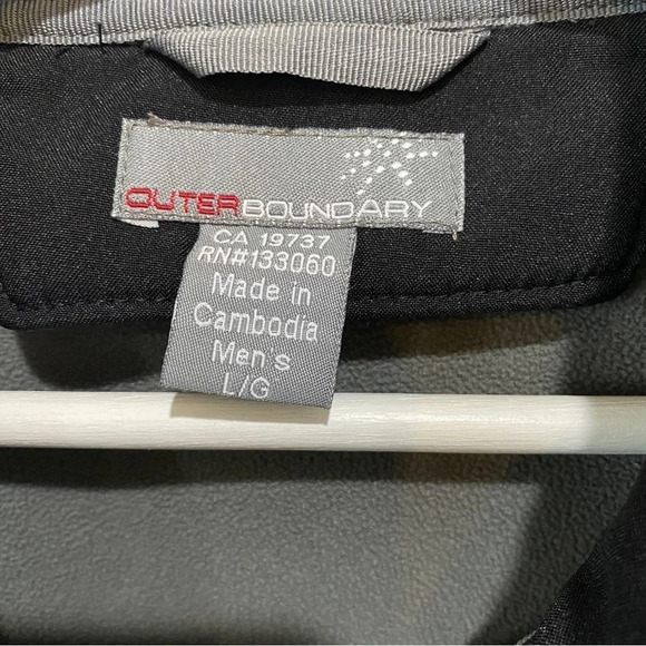 Men’s L Pepsi Performance Softshell Fleece Lined Black Jacket - Picture 10 of 16